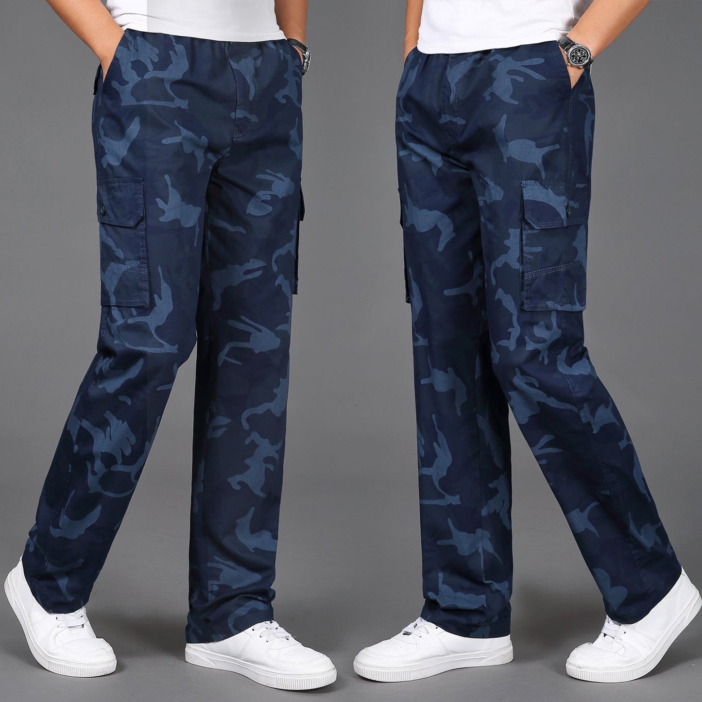 Bobby - Elegant Camouflage Work Pants for Men
