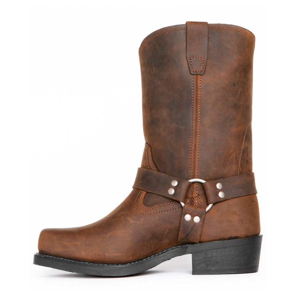 Crofton - Bottes en cuir décontractées pour hommes style cowboy