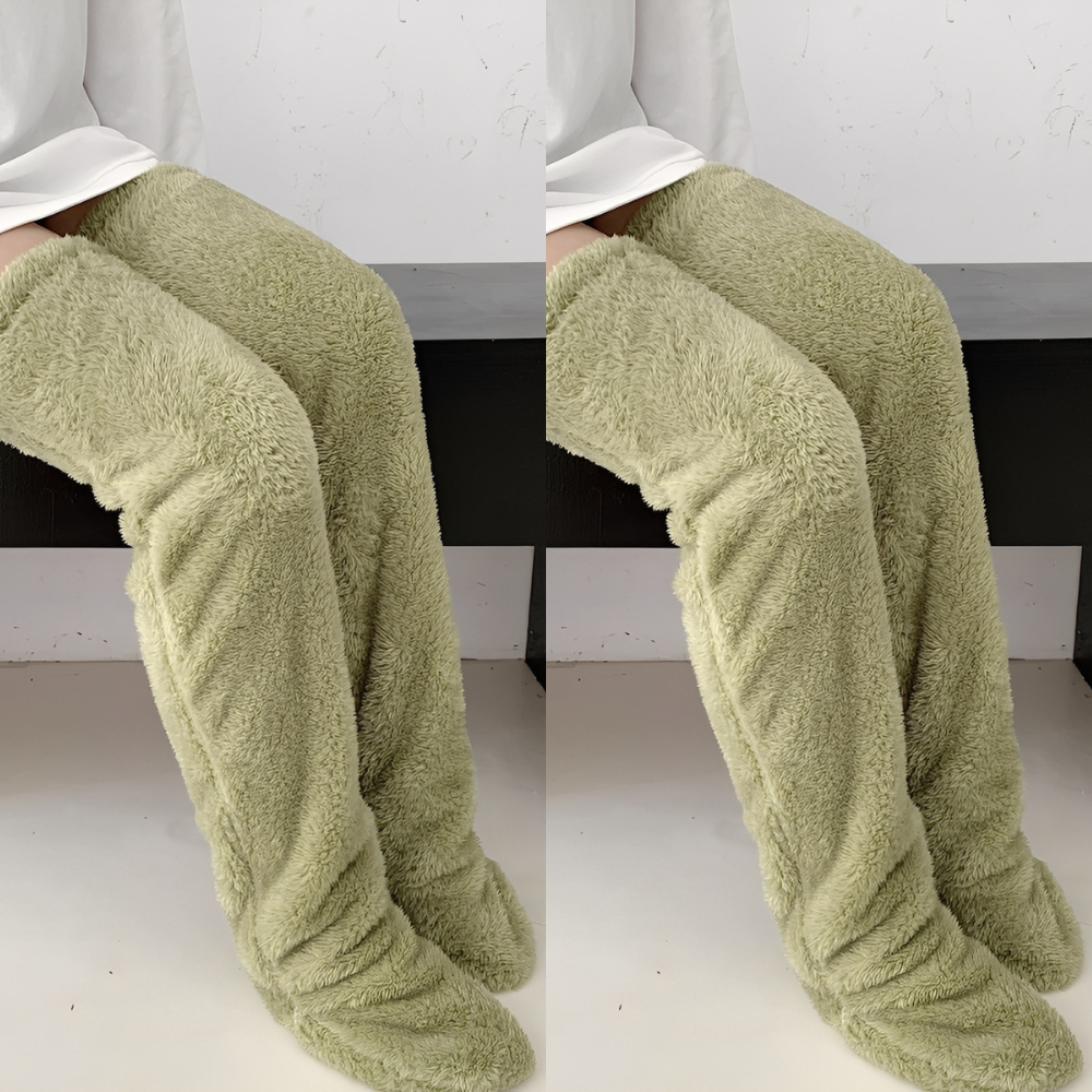 Camellia - Chaussettes longues et chaudes pour l'hiver pour femmes