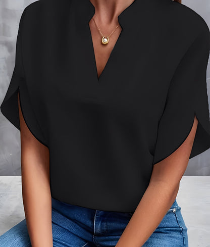 Chantelle - Chemisier femme à col en V et allure simple