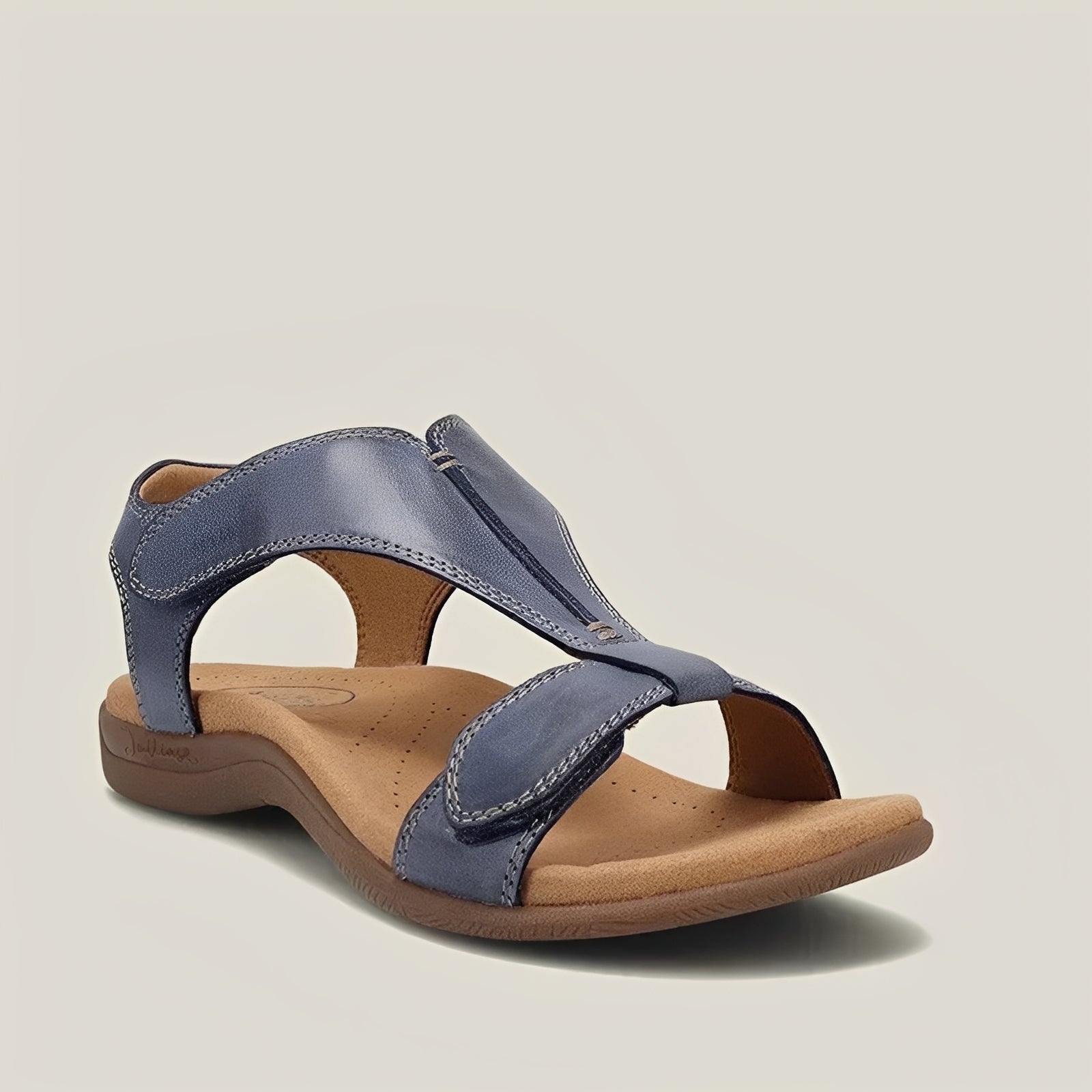 Sharon - Sandales à plateforme avec sangle Velcro