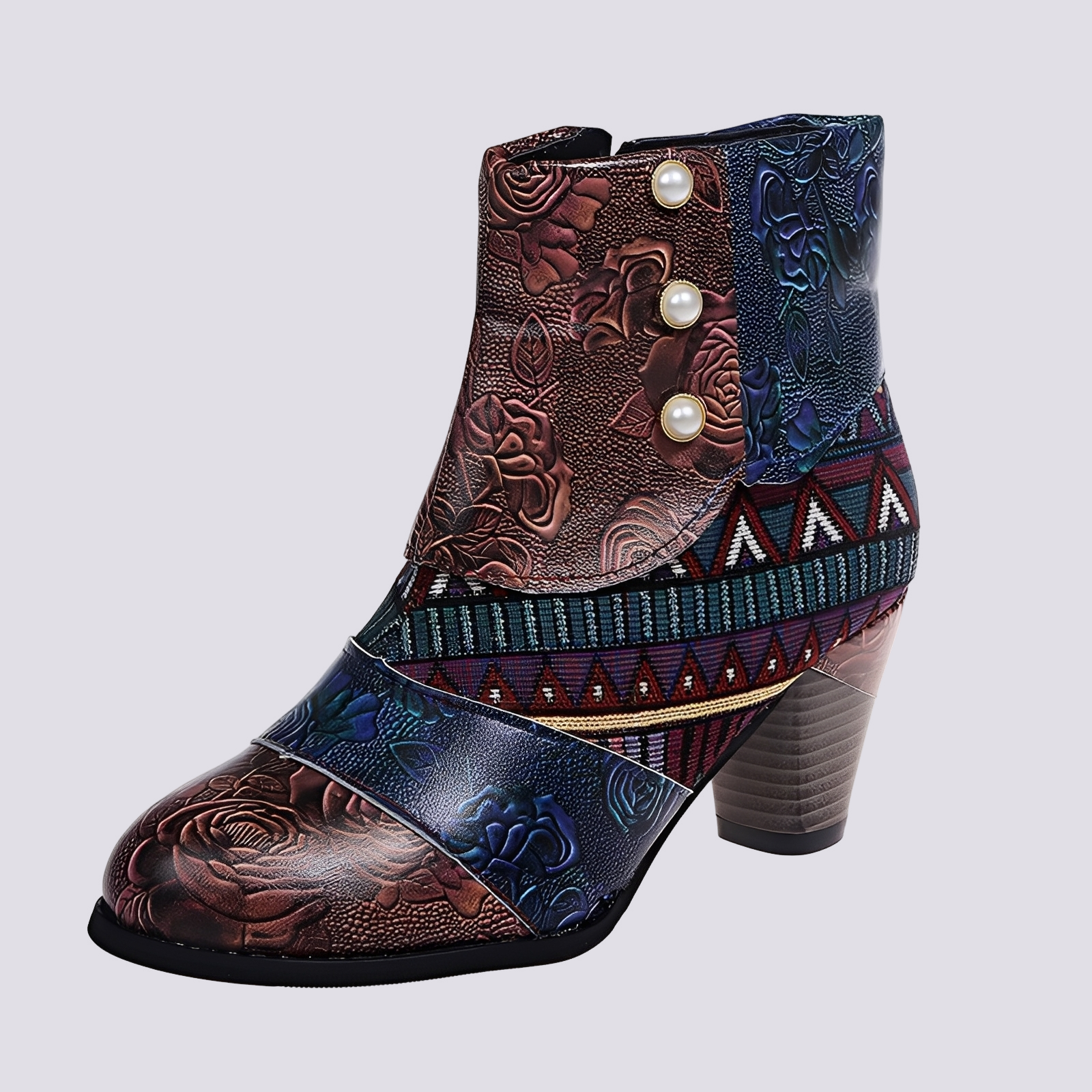 Emma - Bottes bohémiennes colorées