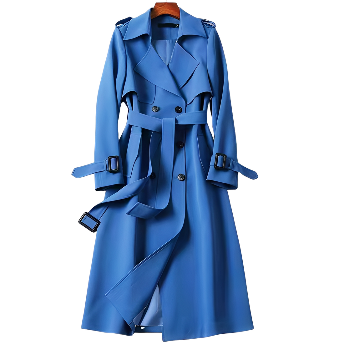 Patricia - Manteau trench chic avec boutonnage pour dames