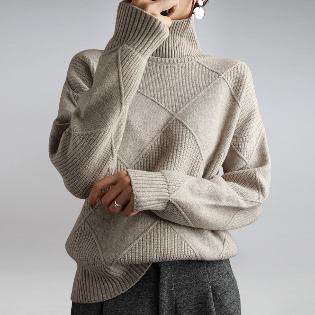 Camille - Pull à col roulé pour femme