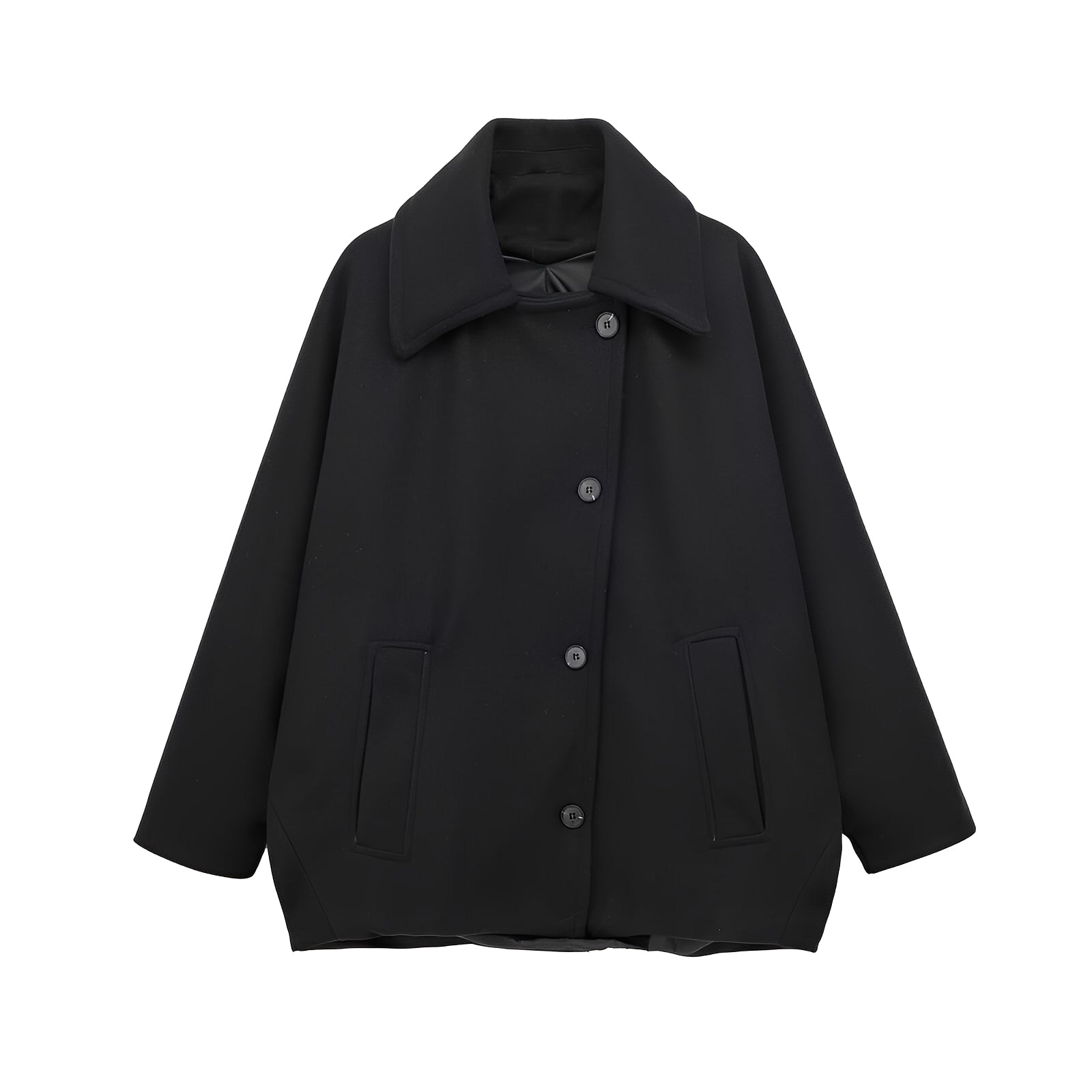 Rosalee - Élégant manteau court en laine pour femmes
