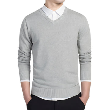 Tom - Pull douillet avec col en V