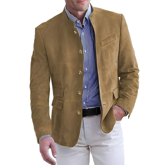 Geoffrey - Blazer décontracté à boutons pour hommes