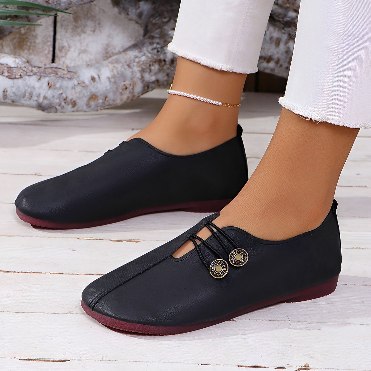 Monica - Chaussures plates élégantes et douces pour femmes