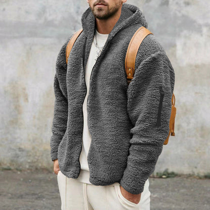 Burton - Manteau en peluche avec capuche pour hommes