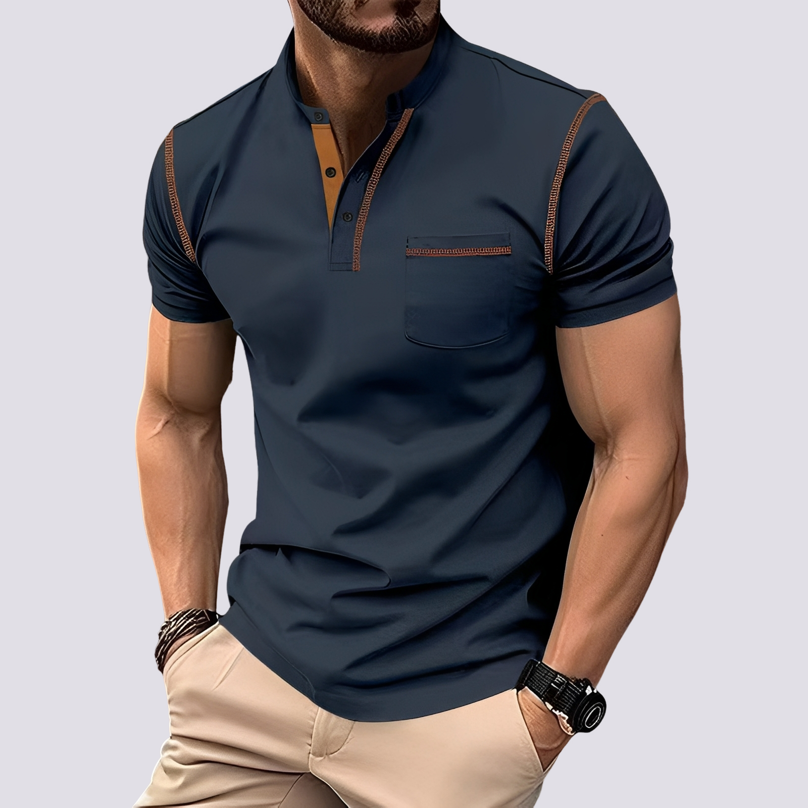 Stefan - Polo stylé et respirant pour hommes