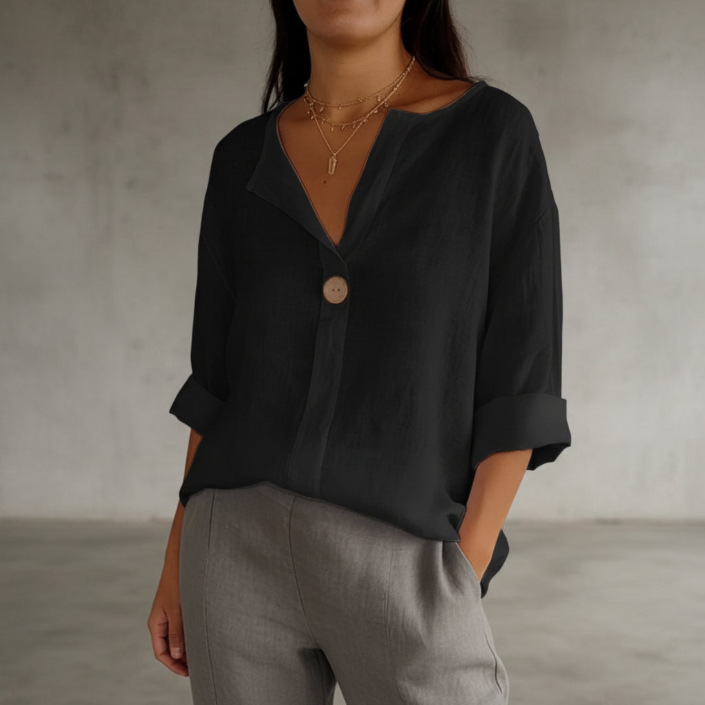 Arabella - Blouse ample pour femmes avec décolleté en V