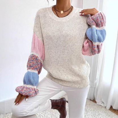 Griselda - Pull large multicolore pour femmes