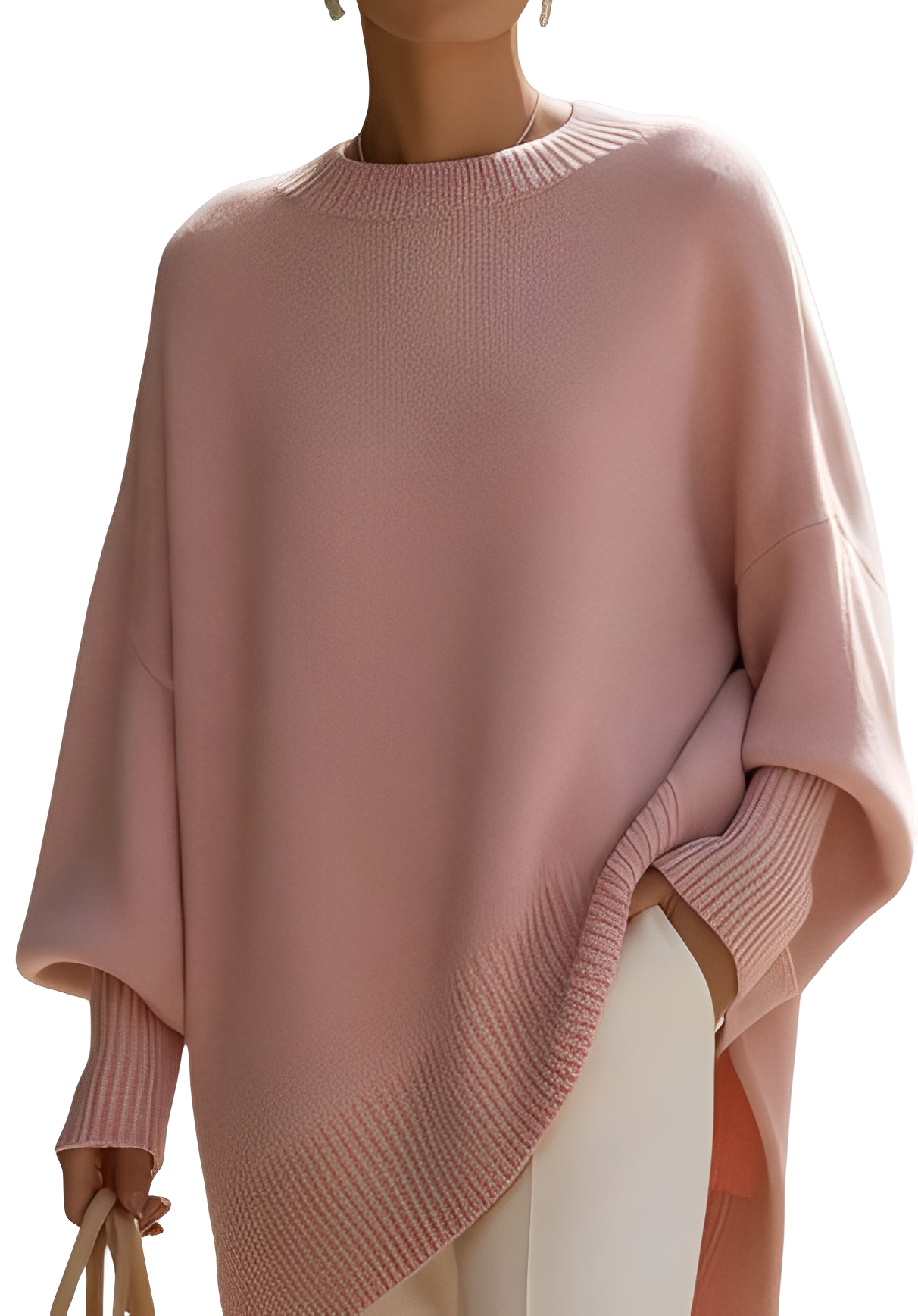 Pamella - Elegant and loose cashmere sweater for women