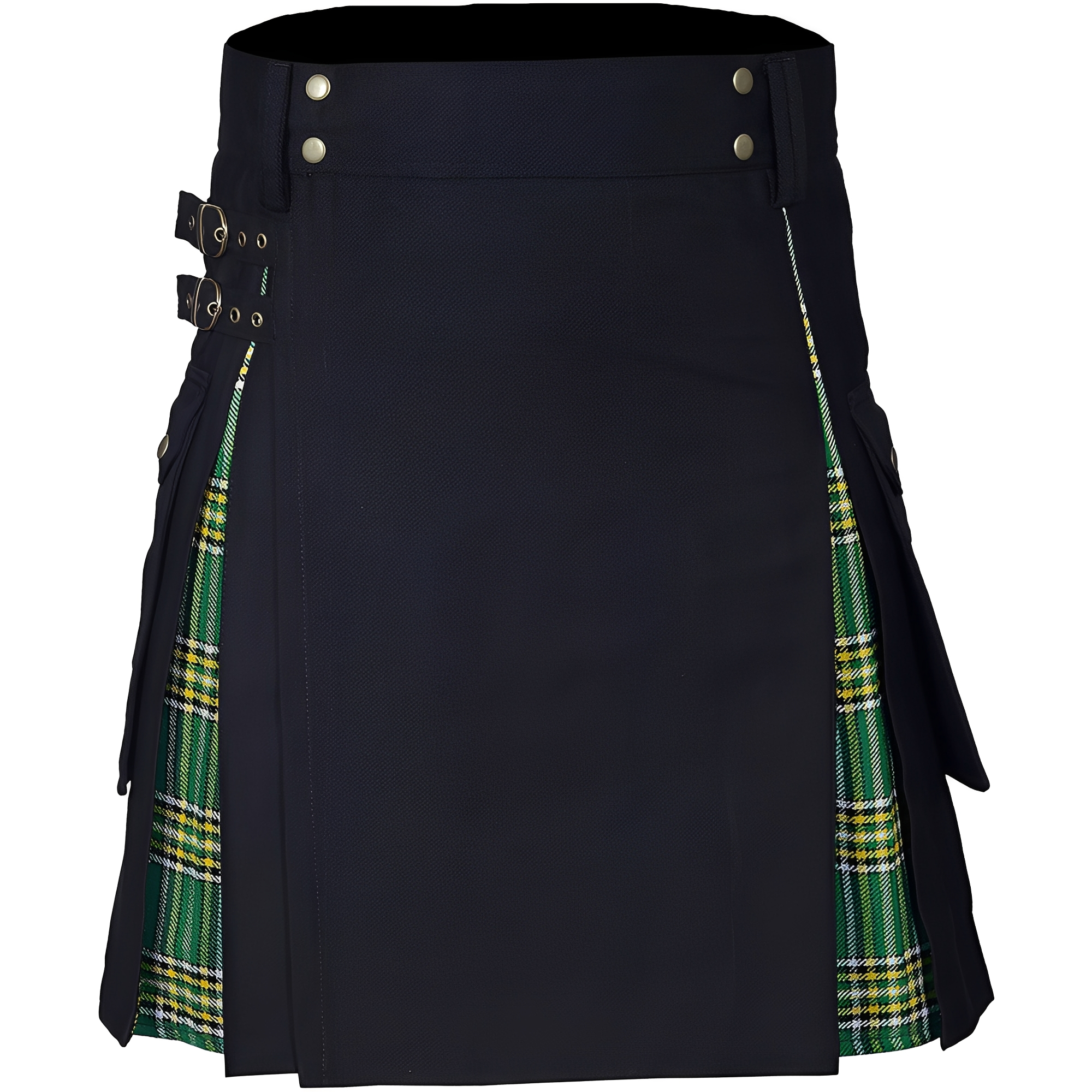 Carla - Jupe kilt symétrique et élégante avec boucle pour femmes