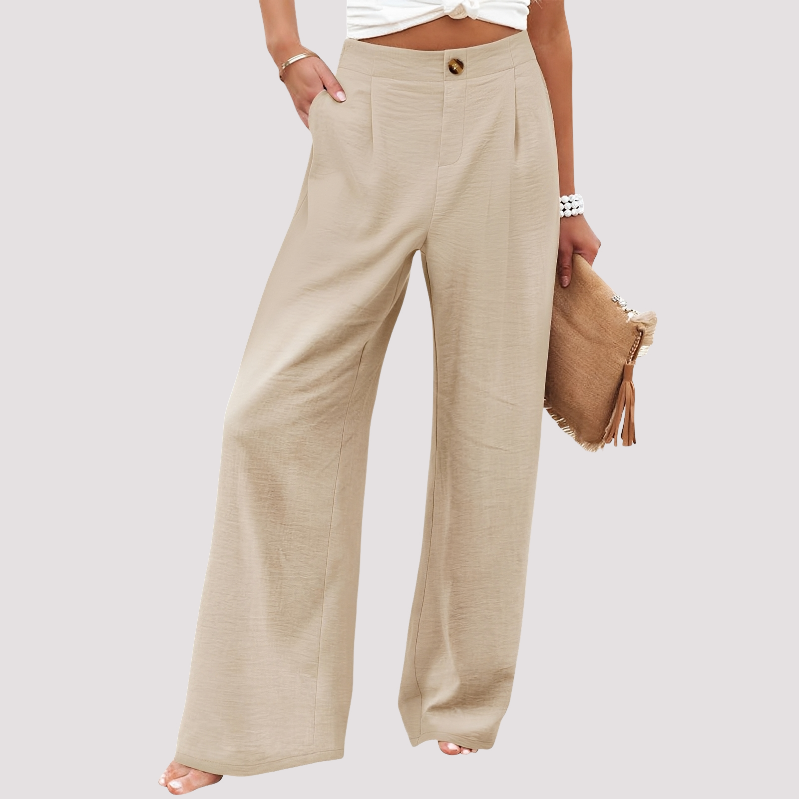 Helen - Pantalon décontracté à jambes larges pour femmes