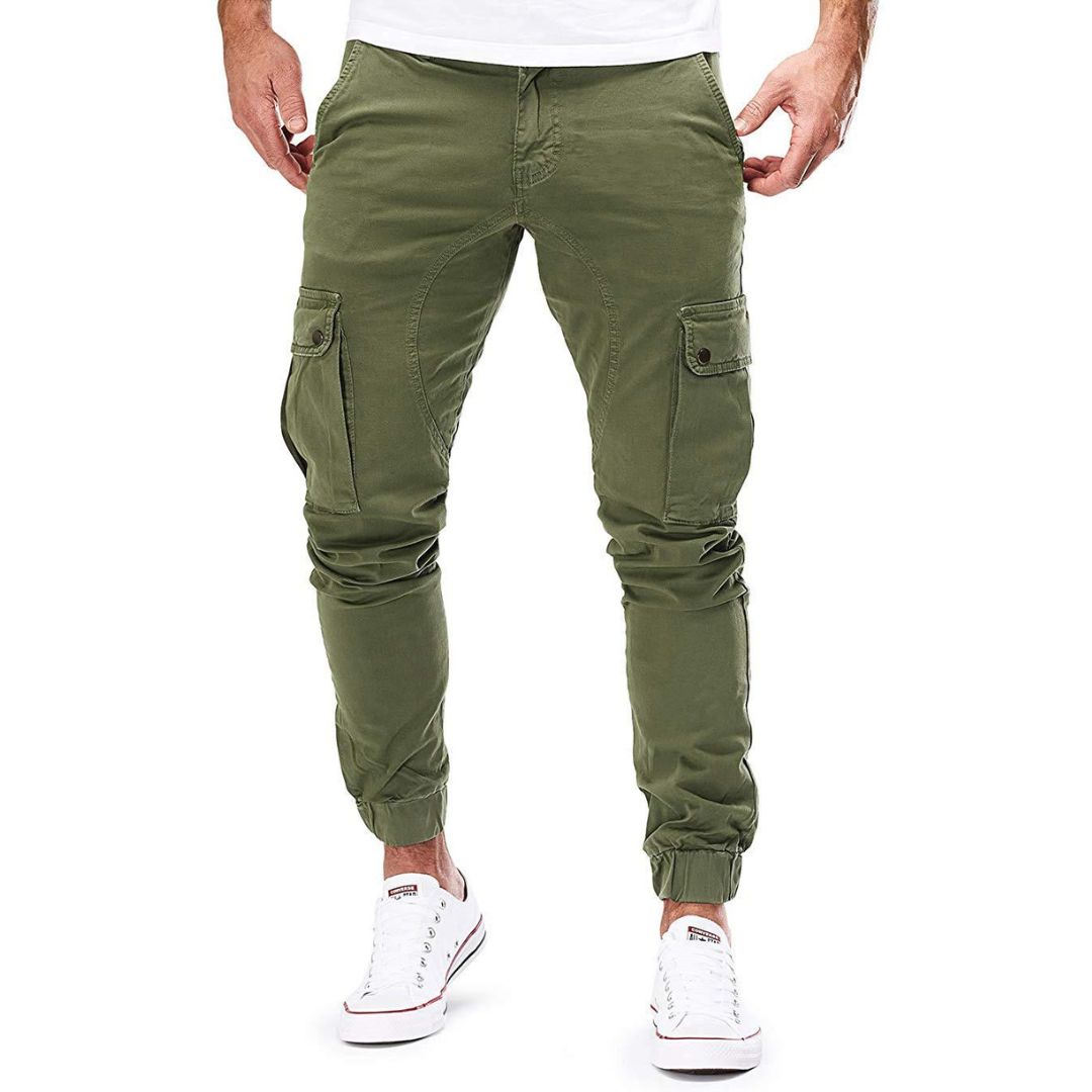 Jayden - Pantalon cargo moderne avec coupe slim