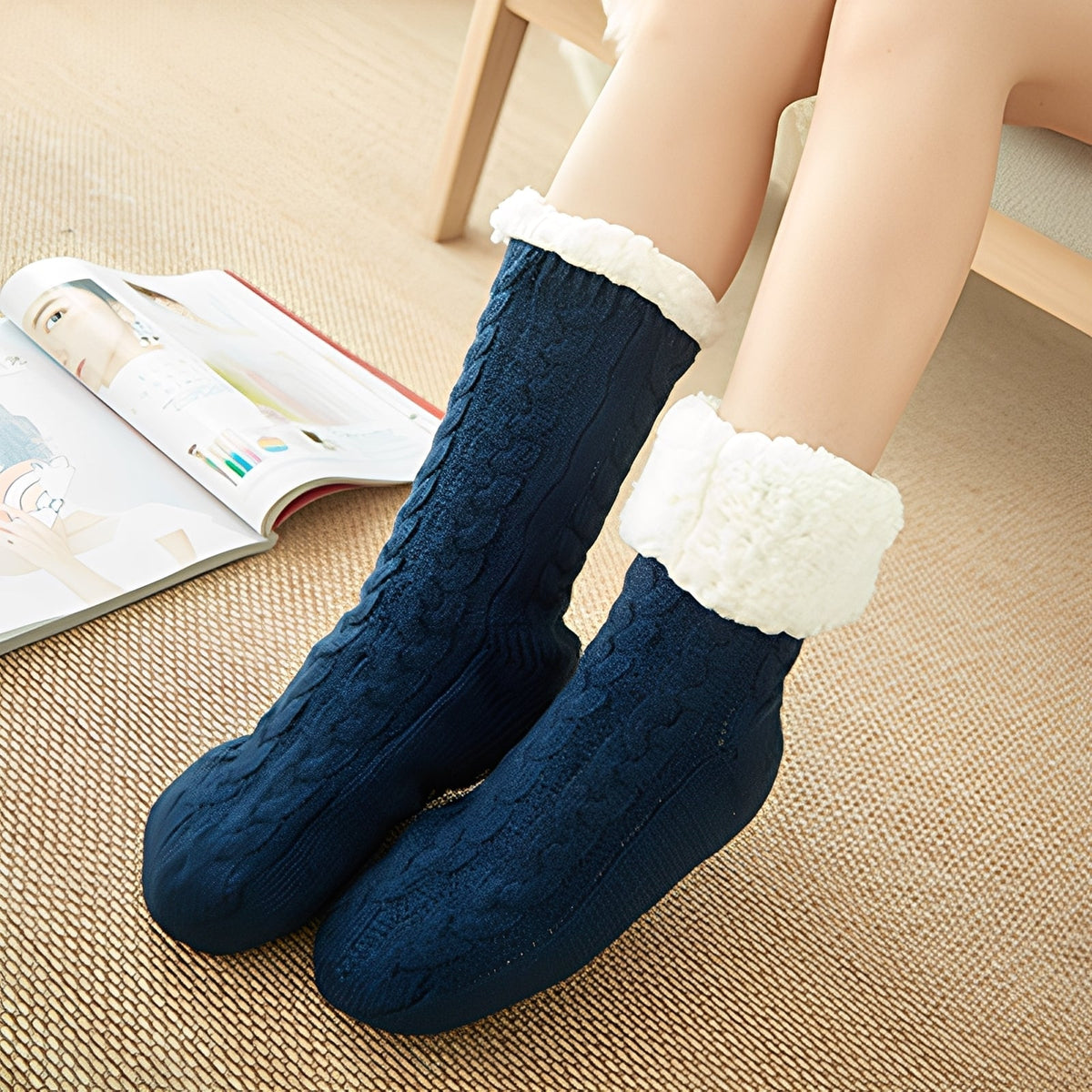 Jessica - Chaussettes d'hiver chaudes pour femmes