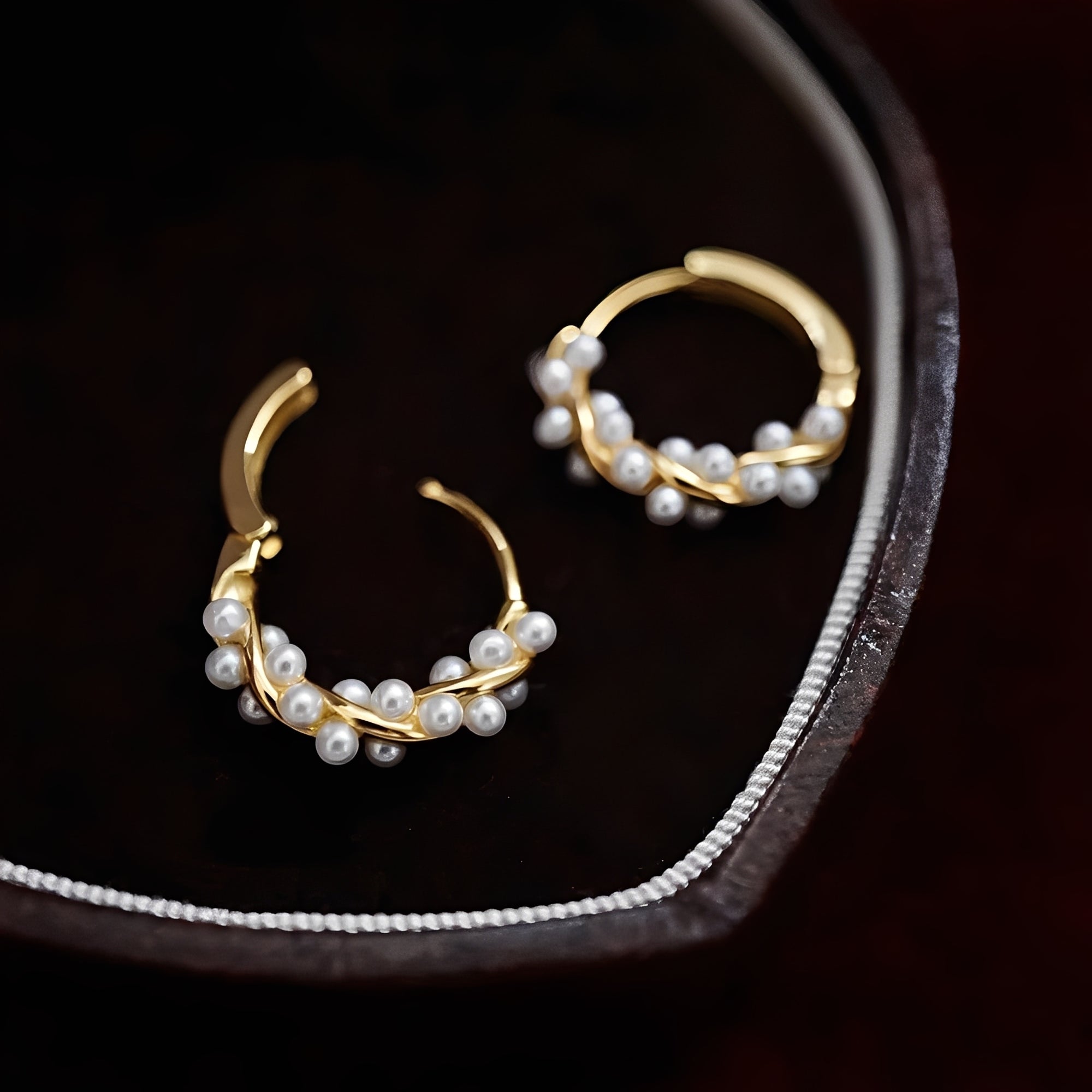 Ellie – Boucles d'oreilles en perles tressées