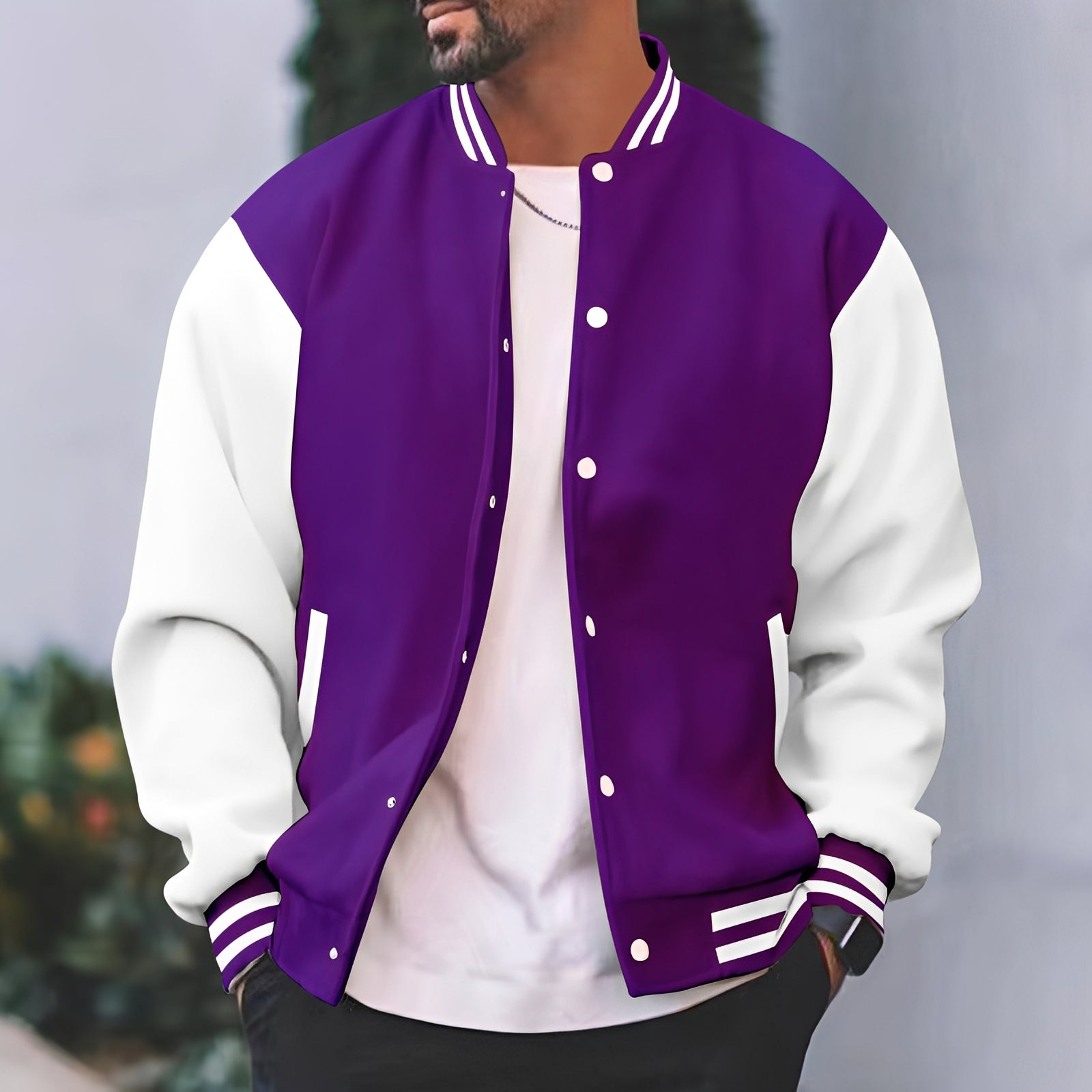Greg - Blouson bomber stylé et ample pour hommes