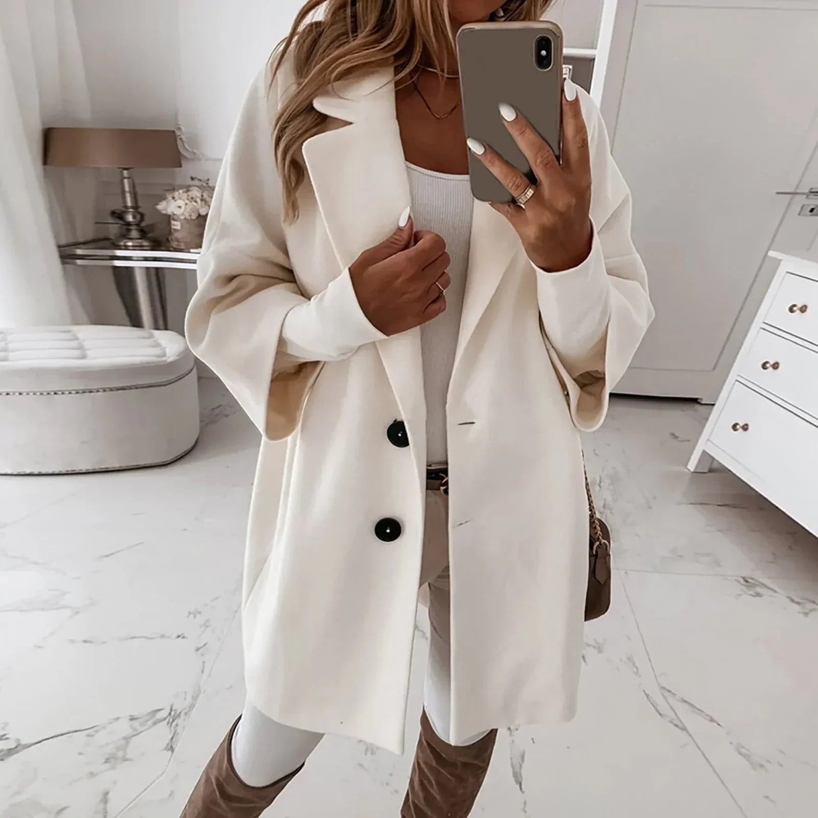 Delphine – Manteau d'hiver douillet