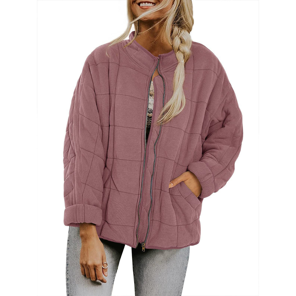 Jordana - Grande veste matelassée avec poches pour femmes