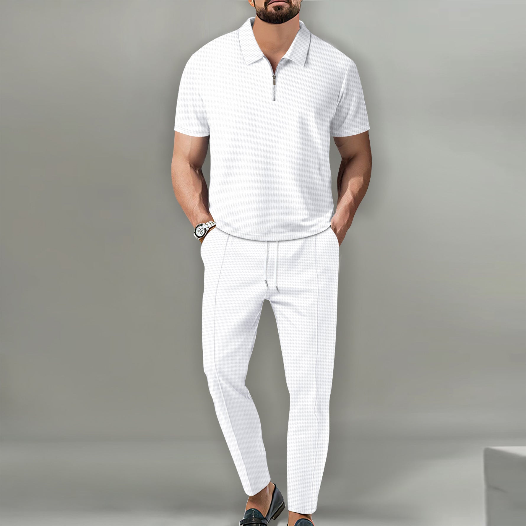 Charles - Ensemble gaufré élégant pour hommes