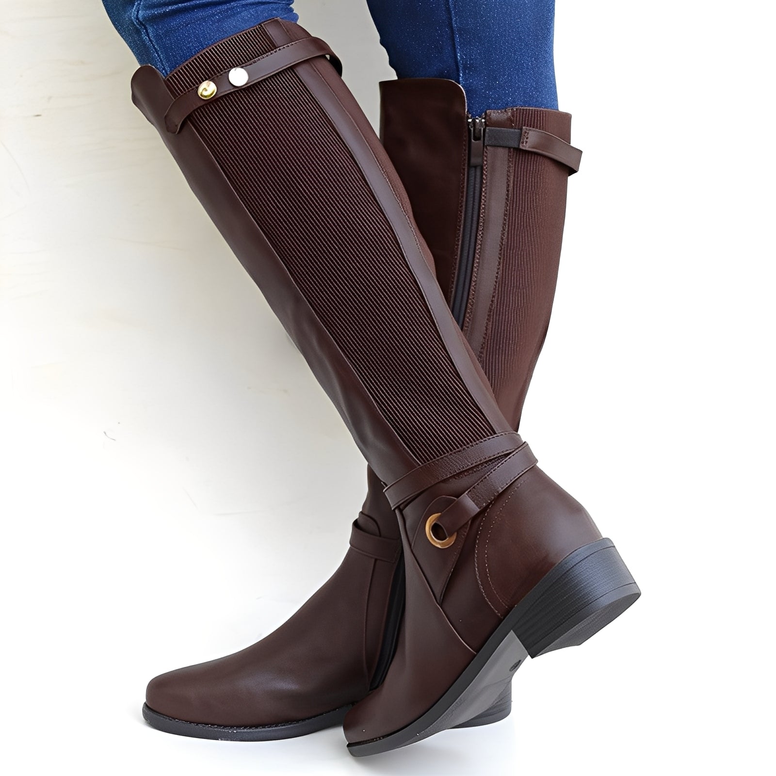 Megan - Bottes classiques et robustes pour femmes
