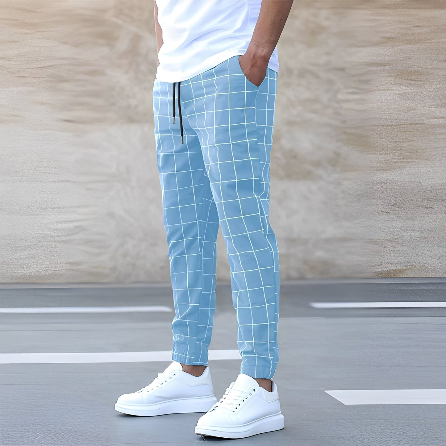 Raynard - Pantalon décontracté à motifs pour hommes