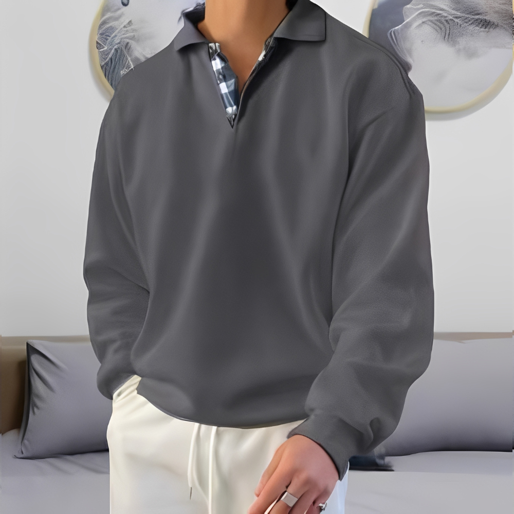 Colsen - Fashionable sweatshirt with zipper for men