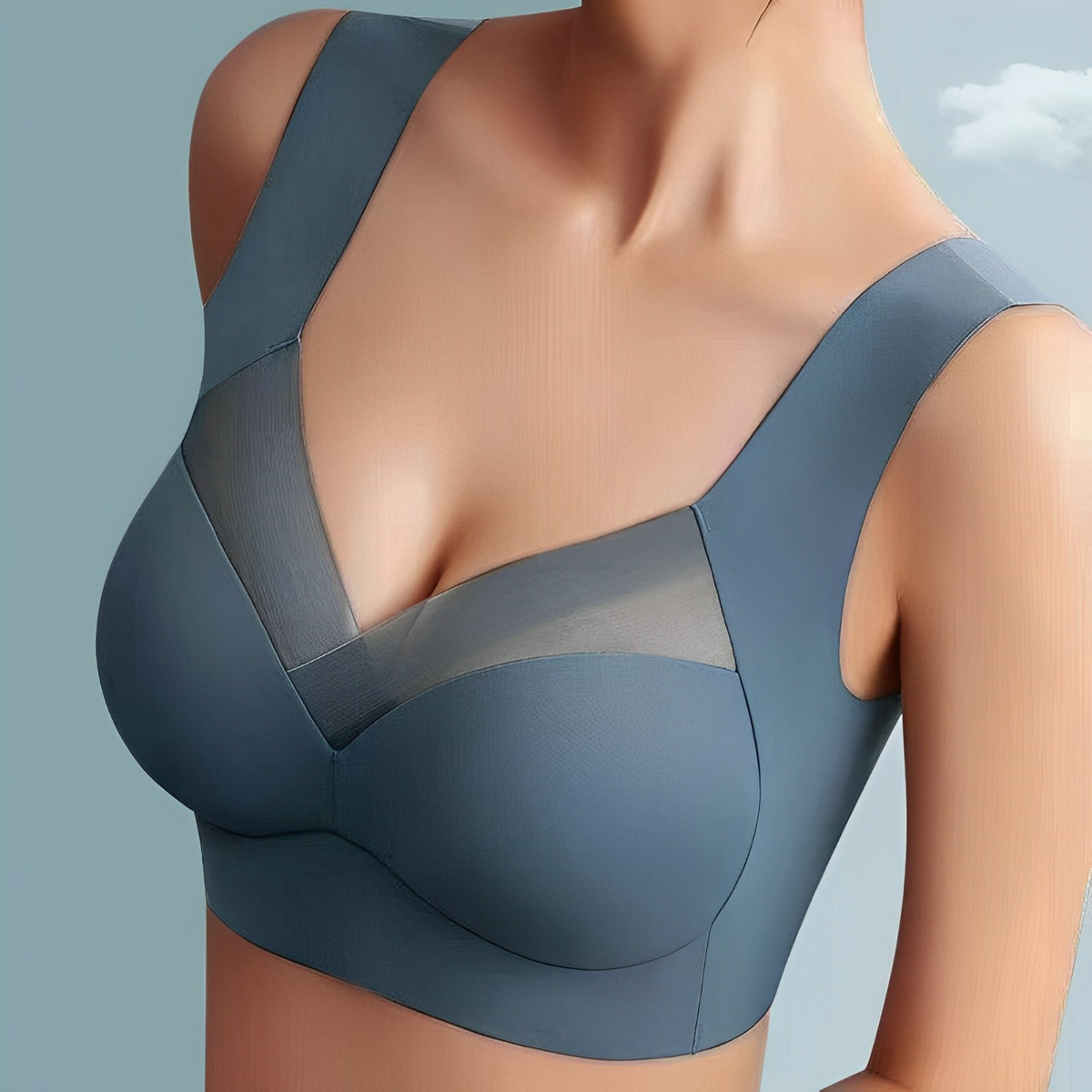 Sigrid - Soutien-gorge sans couture et confortable pour femme, 1+1