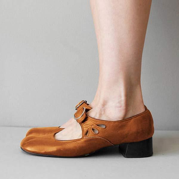 Beatrice - Sandales compensées avec boucle ajustable