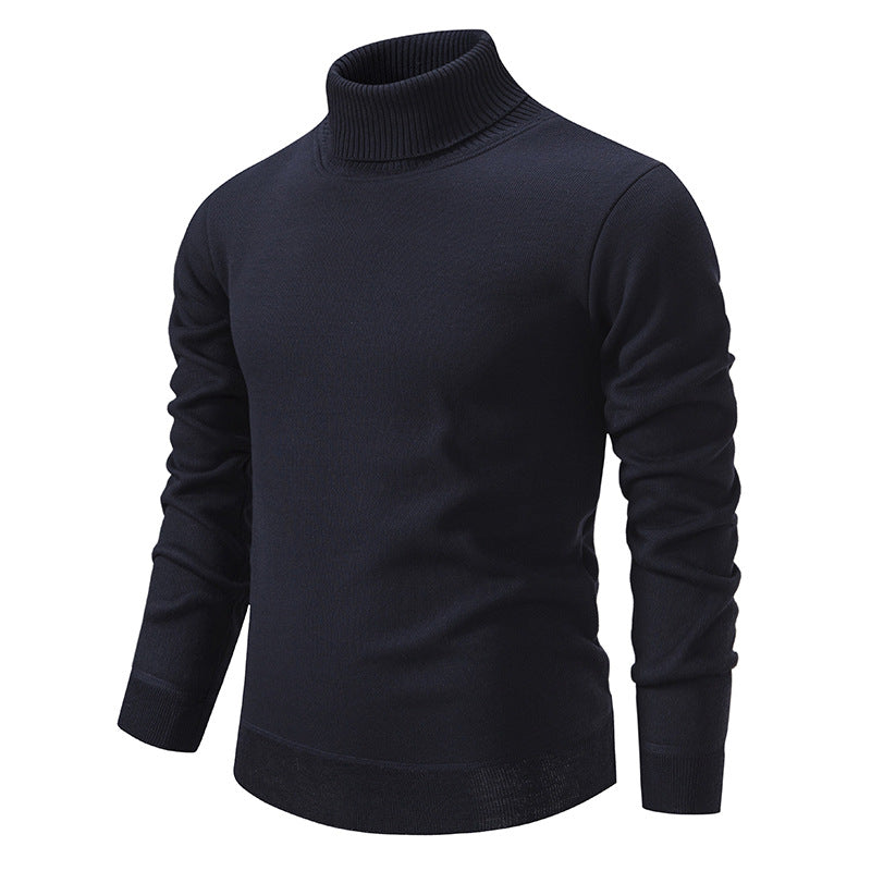 Antony - Pull pour homme en coton avec col roulé, ultra confortable