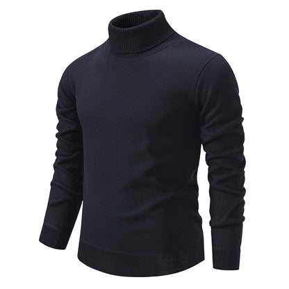 Antony - Pull pour homme en coton avec col roulé, ultra confortable