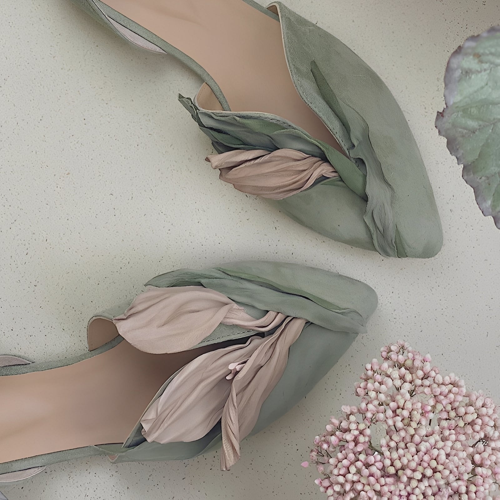 Jennifer - Chaussures plates élégantes pour femmes avec motif floral
