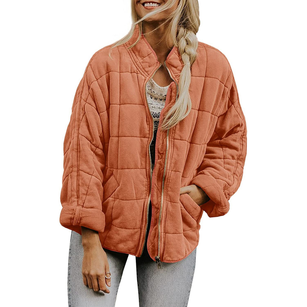 Jordana - Grande veste matelassée avec poches pour femmes
