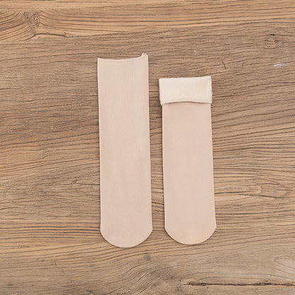 Gloria - Chaussettes en velours chaudes pour femmes pour l'hiver