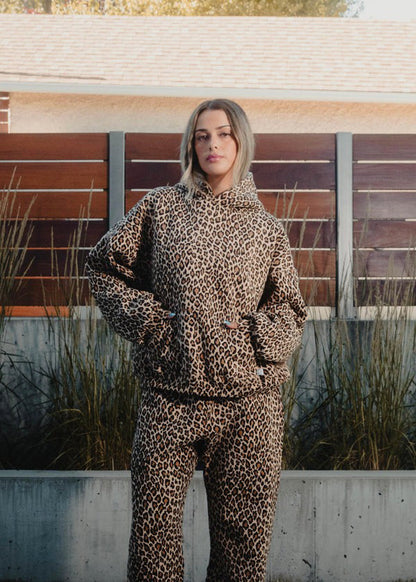 Elena – Sweat à Motif Léopard