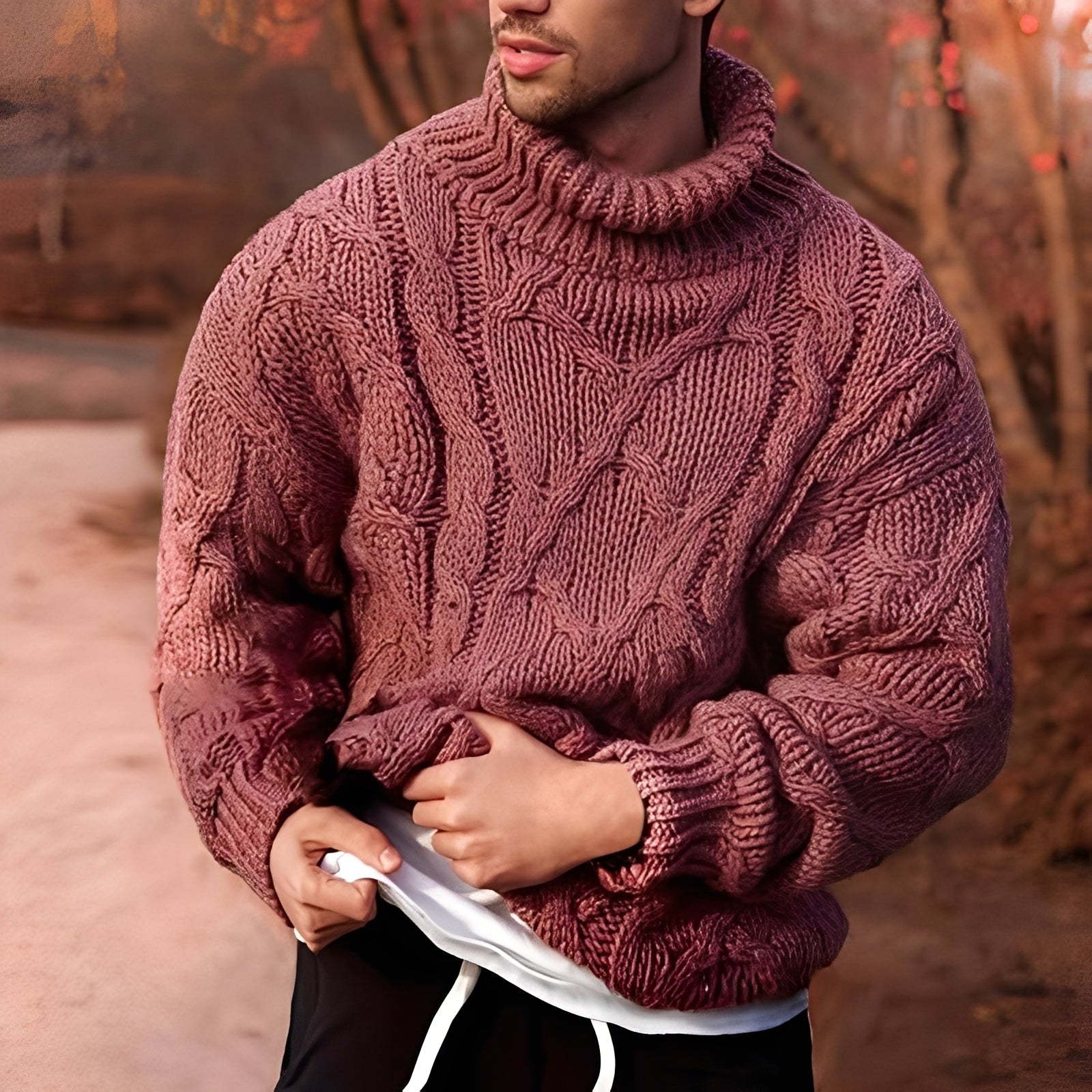 Adrian - Pull élégant à coupe ample pour homme