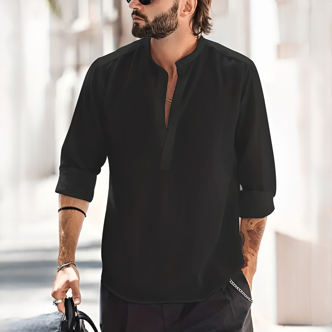 Enrico - Chemise homme d'été, légère et à la mode