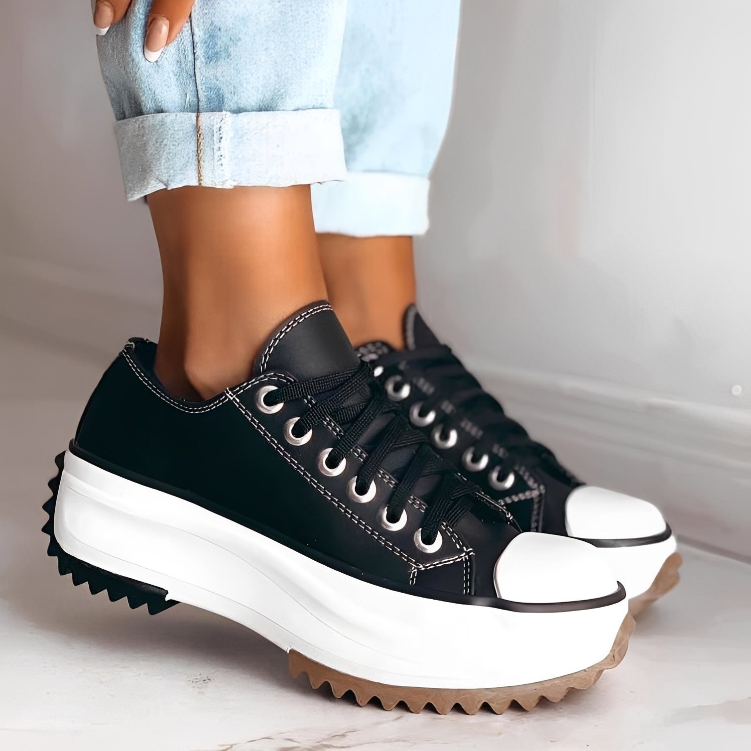 Caitlyn - Chaussures élégantes avec semelle épaisse pour femmes