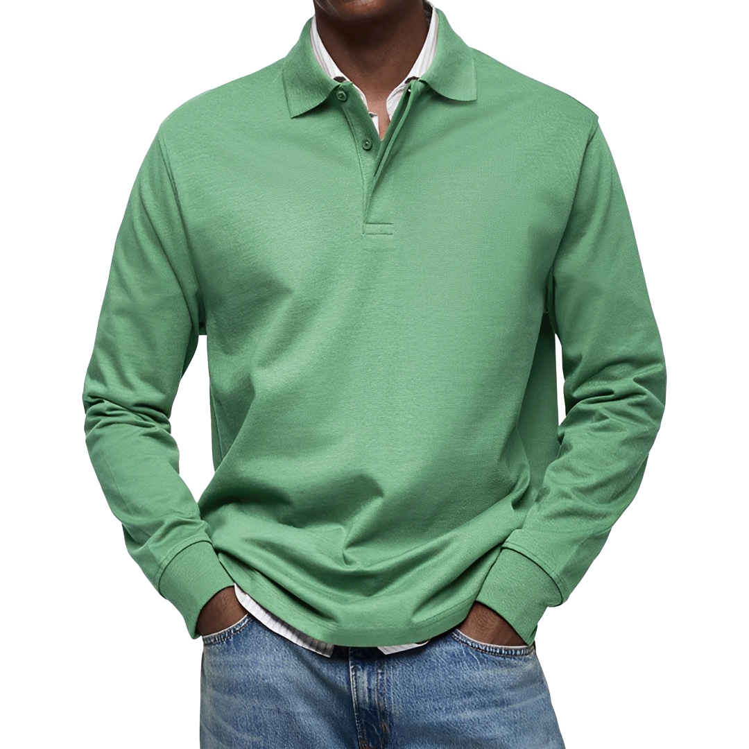 Argus - Polo pour homme à manches longues