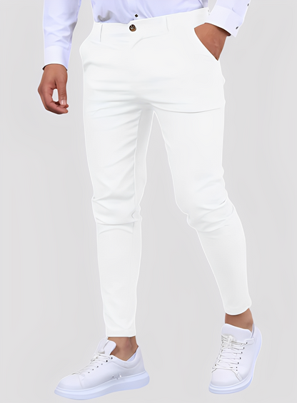 Reynard - Pantalon ajusté formel et souple pour hommes