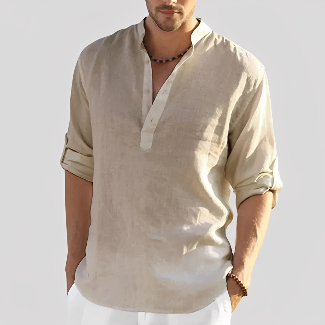 Nardo - Plain summer shirt for men