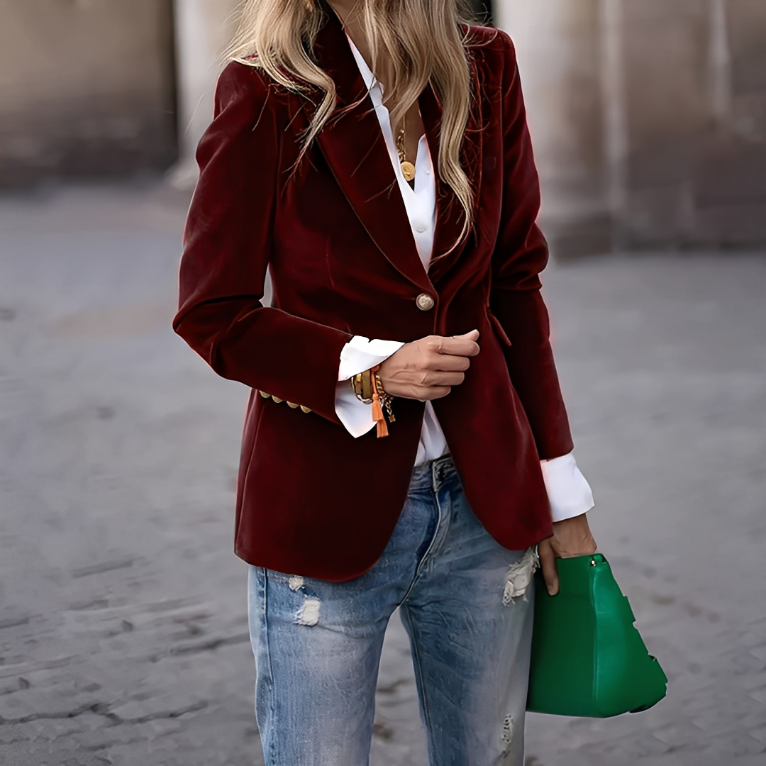 Lyliane - Veste décontractée pour femmes avec boutons