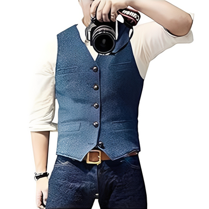 Ismaël - Gilet d'automne élégant et relax pour homme