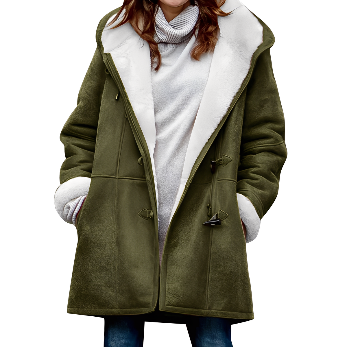 Madilyn - Manteau décontracté et chaud avec capuche