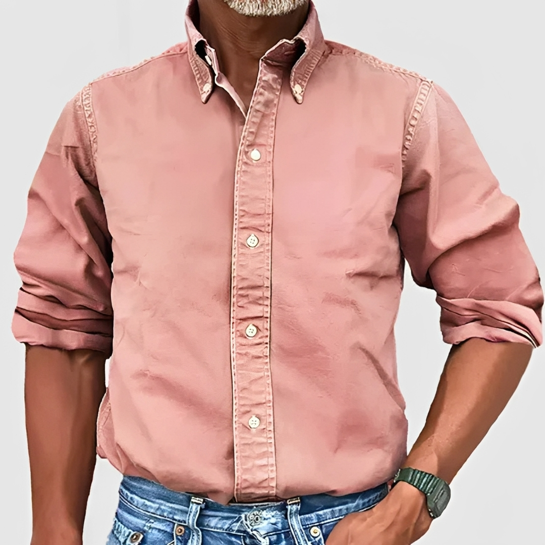 Edmond - Chemise classique pour homme à manches longues
