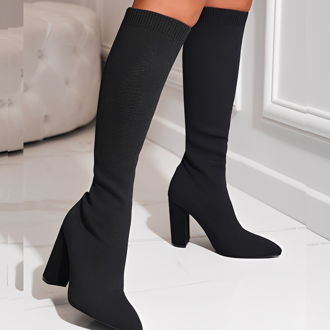 Marilyne - Stylish knitted ankle boots for women