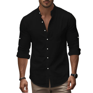 Timothy - Chemise à manches longues, coupe ajustée pour hommes