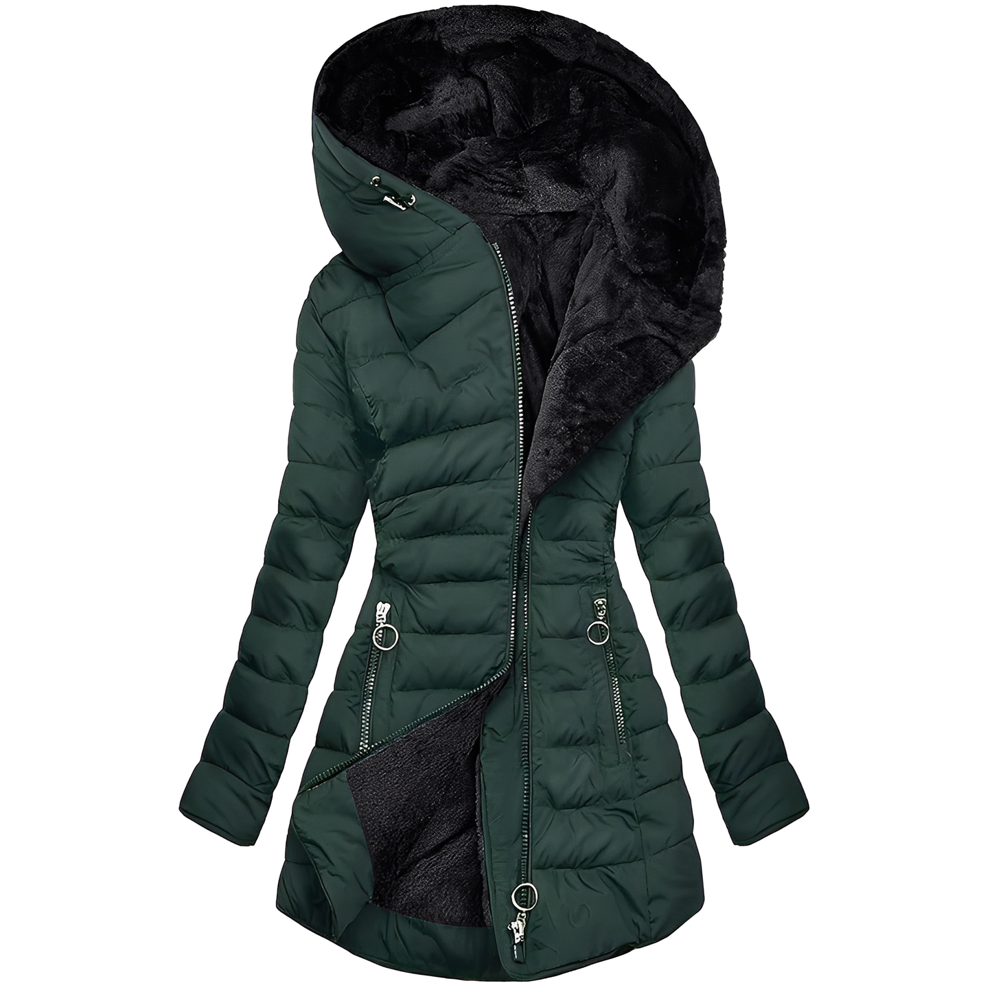 Jasmine - Veste d'hiver moderne avec capuche pour femmes